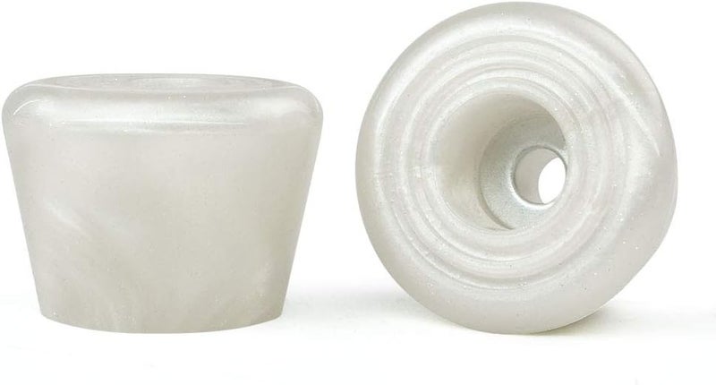 Capetos Roller Skate Durable 82A PU Rubber Brake Toe Stoppers 2-Pack with Screws - Glitter Pearl - Image 3